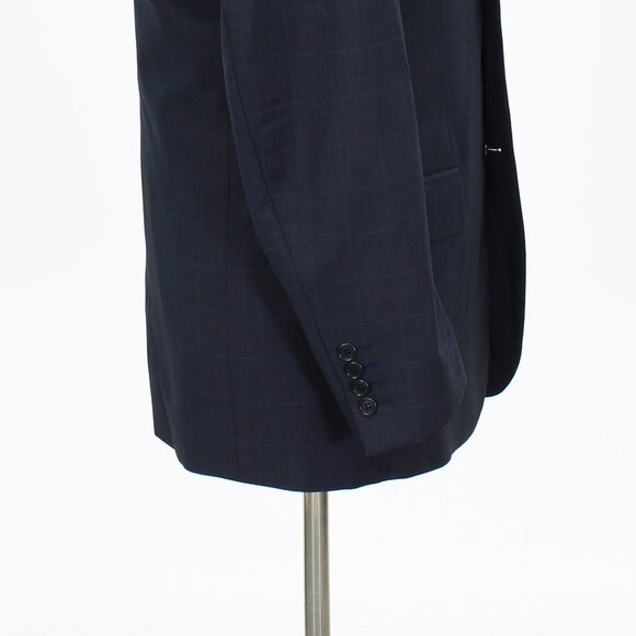 Missoni 40R 32x28 Navy Check 3-Button Suit R352 - Picture 8 of 15